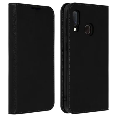 Immagine prodotto di Avizar, cover in pelle business, custodia protettiva con portafoglio Samsung Galaxy A20e, nero