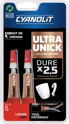 Image de Colle Instantanée Ultra Unick Adhésion Ultra Rapide Universelle - Cyanolit