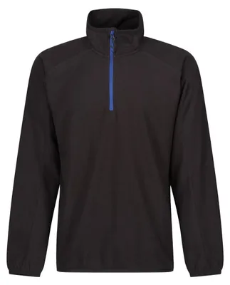 Produktbild von Regatta - "Navigate" Fleece mit halbem Reißverschluss für Herren FK2984 (M) (Schwarz/Königsblau)