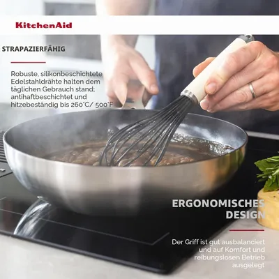 Image de KitchenAid Classic Fouet of Silicone - Crème d'amandes