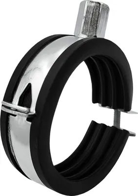 Produktbild von Stahl Rohrschelle 57-61 mm 2 Zoll Rohrhalter Rohrhalterung Rohrbefestigung
