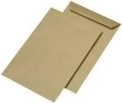 Produktbild von MAILmedia Versandtaschen C4 naßklebend ohne Fenster braun 250 Versandtaschen