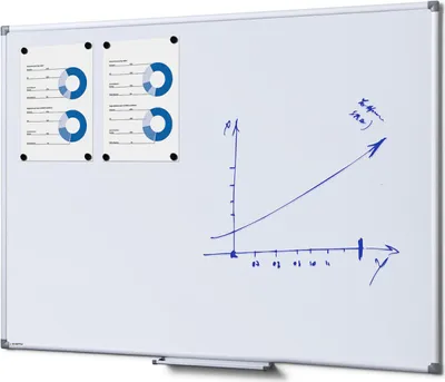 Produktbild von Showdown Displays Whiteboard Scritto® - Economy - 90x120cm