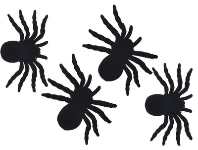 Produktbild von Verk 26047 Spinnen, 4er-Set, schwarz