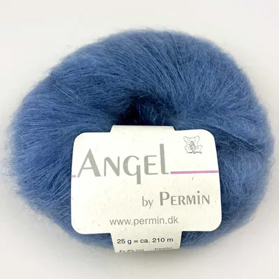 Produktbild von Auslaumodell Angel by Permin – s Kid Mohair Seiden Garn (70/30) (49 jeans blau)