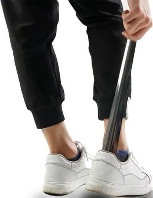 Immagine prodotto di Jumada's – Calzascarpe in acciaio inossidabile 30 cm – Acciaio inossidabile – Robusto – Calzascarpe – Attrattore per scarpe
