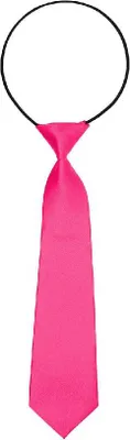 Produktbild von Oblique Unique Kinder Krawatte Schlips gebunden dehnbar - pink