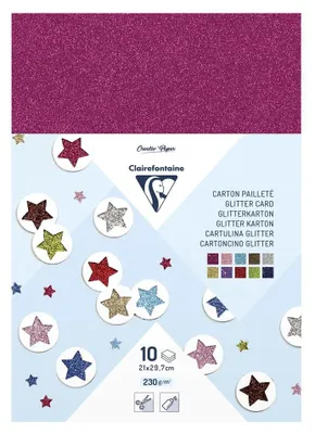 Obrázok produktu pre Clairefontaine 195598C, 280 g/m², Viacfarebný, 210 mm, 297 mm, 10 listy