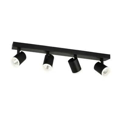 Zdjęcie produktu dla Reflektor sufitowy LED ruchomy Helvia czarny 20W biała neutralna 2000lm metal wym:11x64x6cm IP20 Italux