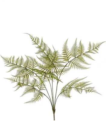 Produktbild von artplants.de Künstlicher Schwertfarn MELFIR, auf Steckstab, crossdoor, grün, 65cm - Kunst Farnpflanze