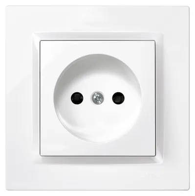 Immagine prodotto di Presa di corrente bipolare Simon in plastica 230 V 16 A