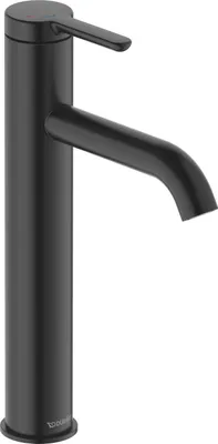 Produktbild von Duravit Waschtisch-Einhebelmischer L FreshStart + -Flow C.1 Ausl. 136mm, o. Zugst.Abl.Gar., sw matt