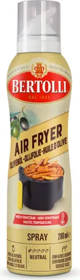 Produktbild von Bertolli Airfryer Spray raffinierten und nativen Olivenölen Dose 200ml