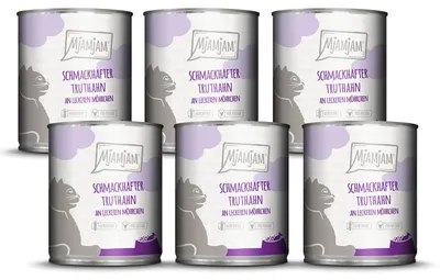 Immagine prodotto di Mjamjam tacchino saporito con carote saporite 800gx6
