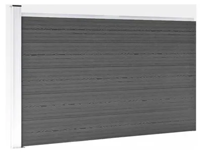 Produktbild von Sichtschutzzaun WPC 175x105cm Grau