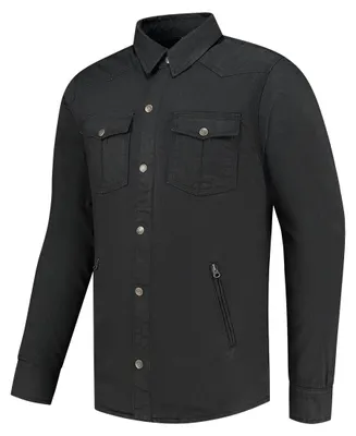 Produktbild von Rusty Stitches Dann Motorrad Hemd, schwarz, 2XL