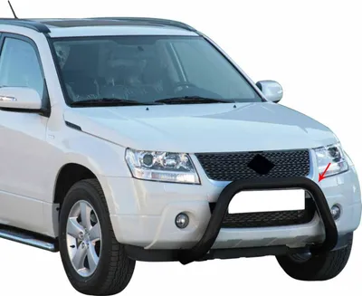 Immagine prodotto di Barra di protezione paraurti anteriore per Suzuki Grand Vitara 2009-2011 ø76 acciaio nero
