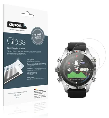 Produktbild von 2x Schutzfolie für MechKit G7 matt - Anti-Shock 9H Folie dipos Glass Kunststoffglas