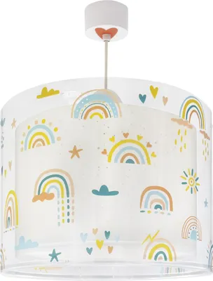 Produktbild von Kinder Deckenlampe mit Regenbogen-Design und sanftem Licht für das Kinderzimmer