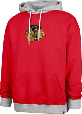 Obrázek produktu pro Pánská mikina Chicago Blackhawks NHL '47 Patch DROP SHOULDER Hood Velikost: S