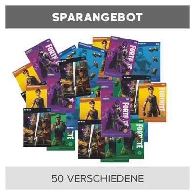 Image de Fortnite Reloaded - Cartes à collectionner - 50 cartes différentes, distribuées au hasard