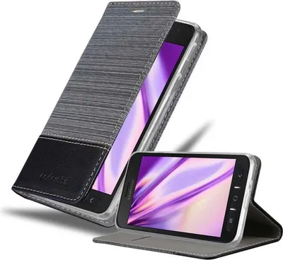 Obrázek produktu pro Cadorabo pouzdro pro Samsung Galaxy XCover 4 / XCover 4s Protective Case in Grey Pouzdro na mobilní telefon Kryt na knihu Obal