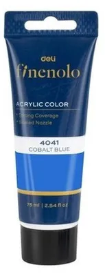 Image de Peinture acrylique Finenolo 75 ml, bleu cobalt