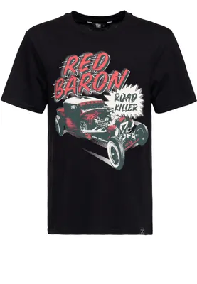 Produktbild von King Kerosin T-Shirt - Red Baron Roadkiller M