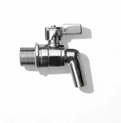 Immagine prodotto di Rubinetto a sfera in acciaio inox per fusti e contenitori - 1/2"