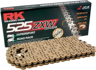 Produktbild von Rk Ketten 525 zxw 114 n Gold Gold offen