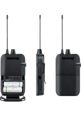 Zdjęcie produktu dla Shure P3R, Przenośny (odbiornik bodypack), 606 - 630 MHz, 38 - 15000 Hz, 16 Ω, 90 m, Czarny