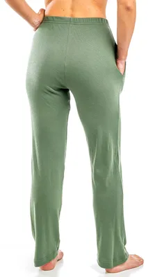Produktbild von HERMKO 984 2er Pack Homewear Hose aus Baumwolle für Damen und Herren, Farbe:olive, Größe:40/42 (M)