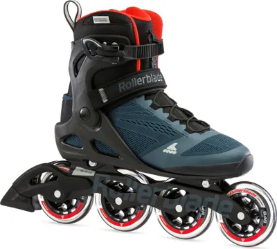 Immagine prodotto di Pattini in linea Rollerblade Macroblade 90 Orion Blu, Arancione 42