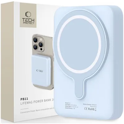 Image de Tech-Protect Pb11 Lifemag Magsafe Power Bank 10000Mah Blue