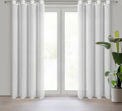Obrázek produktu pro Záclona TULSA bílá 140x250 cm závěs s očky