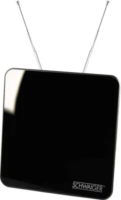Obrázek produktu pro Schwaiger ZA8970 011 - Vnitřní - Schwarz - 45 dBi - 1,4 m - DVB-T,DVB-T2 - DAB+,FM