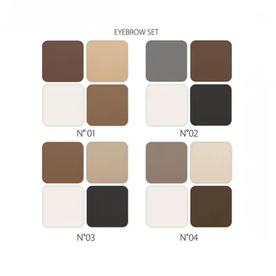 Produktbild von REVERS Augenbrauenschatten Augenbrauen-Set Profesional Stylist Nr. 04 4.5g