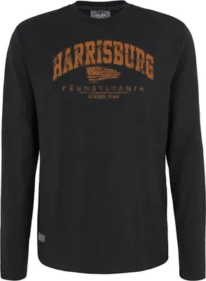 Produktbild von Übergrößen Longshirt Harrisburg Orange AHORN SPORTSWEAR Schwarz 3XL