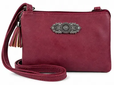 Produktbild von Trachten Handtasche "Sofia" - Dirndl Umhängetasche | Beere
