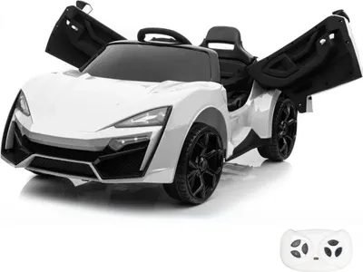 Produktbild von Kinder Elektroauto Spider - 12V Akku - 1 bis 6 Jahre - mit Fernbedienung - Weiß