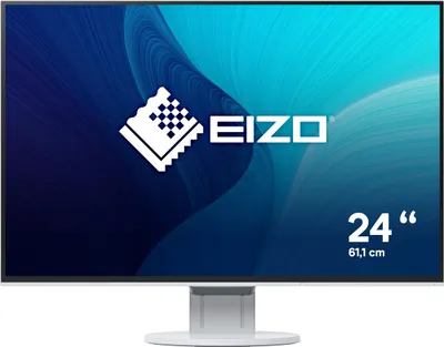 Produktbild von EV2456-WT (61.1 cm (24.1 Zoll), weiß, WUXGA, IPS, HDMI, DisplayPort, DVI, VGA)