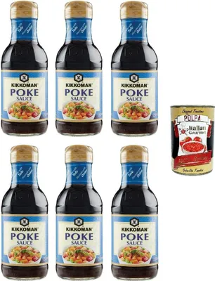 Produktbild von Salsa Poke Poke-Sauce 6x 250ml + Italian Gourmet polpa 400g