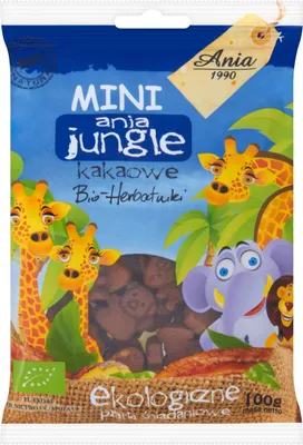Produktbild von Ania Kakaokekse 100 g Mini-Dschungel
