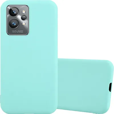 Produktbild von Cadorabo Hülle für Realme GT 2 PRO Schutzhülle in Blau Handyhülle TPU Silikon Etui Case Cover