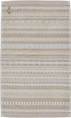 Produktbild von PIP STUDIO Geometric Print Gästehandtuch sand 30x50cm (1 Stück)