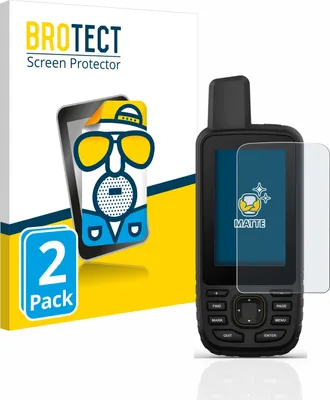 Produktbild von 2x BROTECT Schutzfolie für Garmin GPSMAP 67 Displayschutz Displayschutzfolie Folie Matt Entspiegelungsfolie