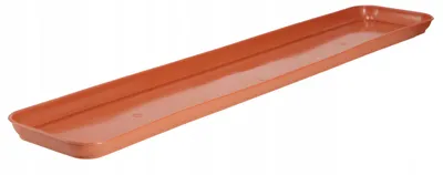 Produktbild von Kadax Untersetzer für Pflanzkasten 80cm Rechteckig Terrakotta Kunststoff