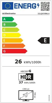 Produktbild von LG 32LQ630B6LA 32 Zoll HD-Ready Smart TV Fernseher