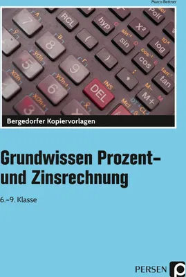Produktbild von Grundwissen Prozent- und Zinsrechnung
