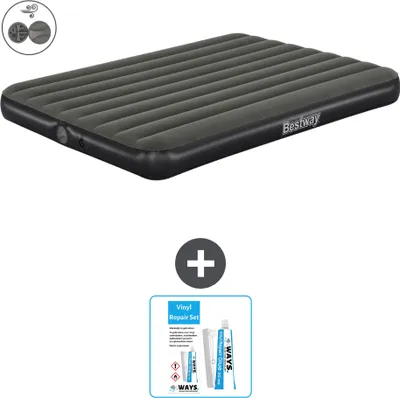 Obrázek produktu pro Bestway nafukovací matrace - pro 2 osoby - 152 x 203 x 25 cm - zelená - včetně příslušenství